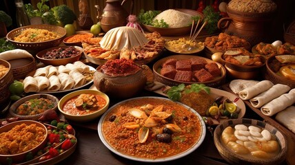 Ethnic food(IA Generated)