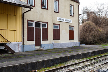 Bahnhof in Albstadt-Tailfingen im Zollernalbkreis