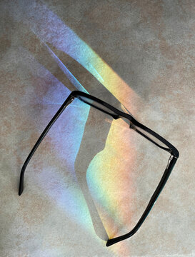 Lunettes prisme arc en ciel
