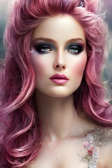 Fototapeta premium A beautiful illustration created by artificial intelligence by Carguilar, with varied colors and incredible and Delicate details