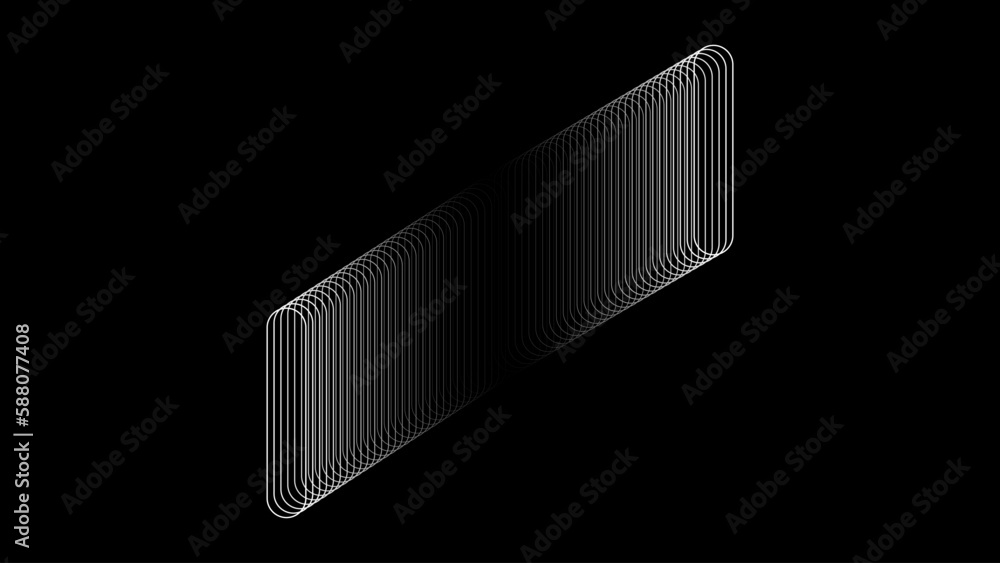 Poster Geometric reflect wave element pattern abstract background