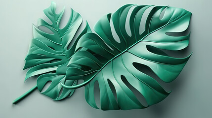 Paper leaves frame. Generative Ai