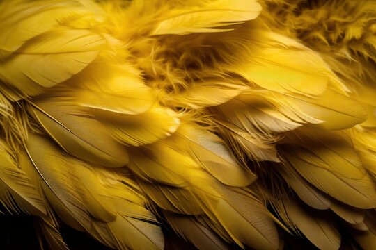 a close up of a bunch of black and brown feathers generative ai
