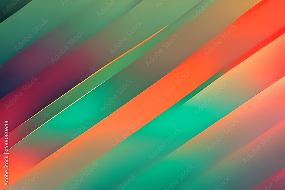 Fototapete Simple minimalist retro color trendy background abstract colorful wallpaper and backdrop. Artistic digital art 3d rendering element design material. Magenta. Generative AI.