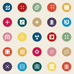 Seamless pattern with semicircles. Simple minimalist geometric silhouette abstract art poster.Great for wallpapers, backgrounds, web and banners.