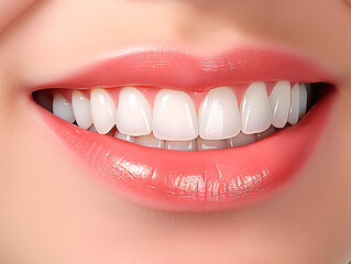 Sorriso Deslumbrante e Saúde Bucal Impecável - Dentes Perfeitos com Higiene Exemplar e Cuidados Dentários Especializados para uma Vida Plena e Feliz em Imagem Inspiradora, criada por IA generativa