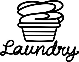 Laundry Label and Badge,Washing Machine, Laundry Washer, Good for business logo. vector illustration
