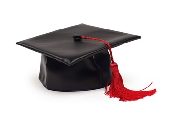 Class of 2023, square academic cap with tassel. AI generated.