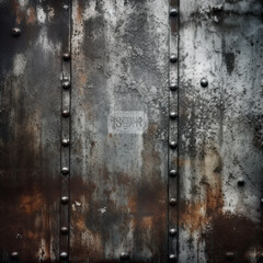 metal background, rusty surface, grunge, AI generated