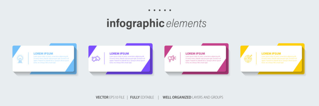 Vector infographic template
