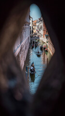 Venica canal view from key hole