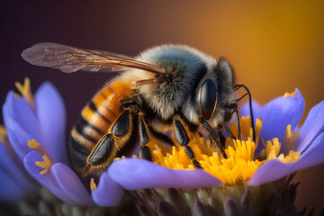 Bee on a flower