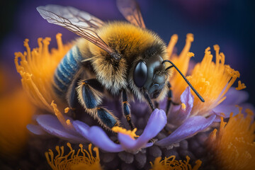 Bee on a flower