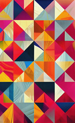 Colorful background with shapes, abstract backdrop, geometric pattern
