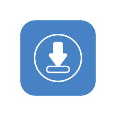 Downlaod icon vector stock.