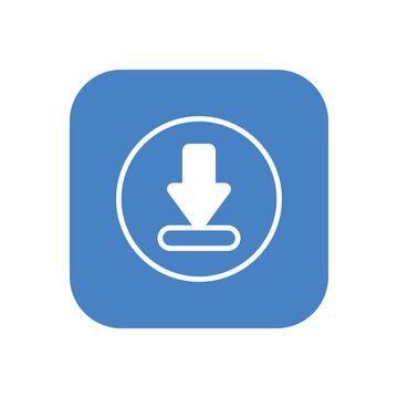 Downlaod icon vector stock.