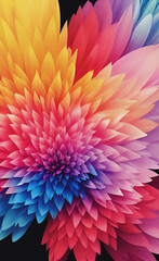 Colorful flower, background image