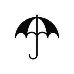 Umbrella icon vector stock.