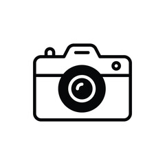 Camera icon vector stock.