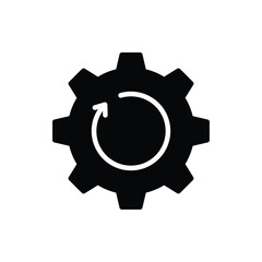 Reload icon vector stock.