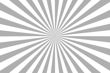 Ray sun light. Sunburst background. Radial circle line. Pattern starburst. Comic beam lines. Sun effect rays. Abstract firework. Concentration stripe. Cartoons lightning style. Vector illustration