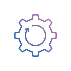 Reload icon vector stock.