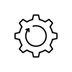 Reload icon vector stock.