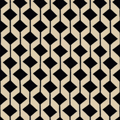 Cross hatch Ornate Floor Tile Seamless pattern