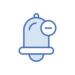 Notification Block icon vector stock.