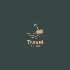 travel company logo branding identity