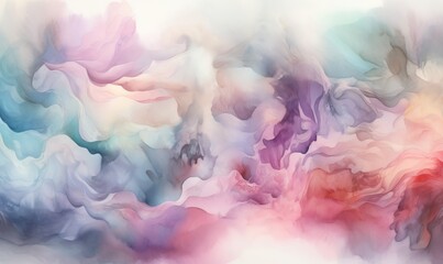  an abstract painting with a lot of colors on it's surface.  generative ai