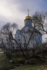 Fototapeta na wymiar Church of the Intercession of the Most Holy Theotokos in Minsk.