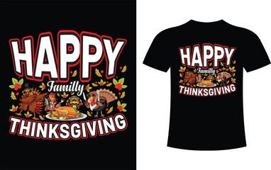 Happy family thanksgiving.Happy thinks giving.I put a turkey in the oven. I`m thankful. May the turkey leg. Thankful for my little turkey's t-shirt design.