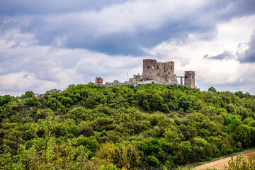 Fototapeta na wymiar Castle on a hill in Hungary