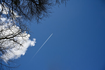 blue sky with clouds