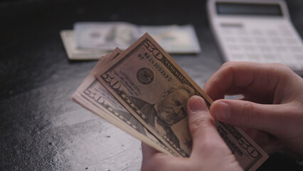 dollar bills of the drug dealer's recount