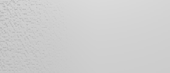 white honeycomb hexagon background wallpaper banner pattern with copy space randomly scattered