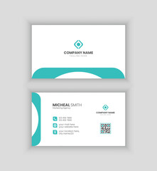 Creative and modern business card template vector