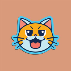 Cat of sticker 