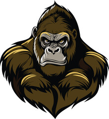 gorilla drawing sitiker © T - Creator