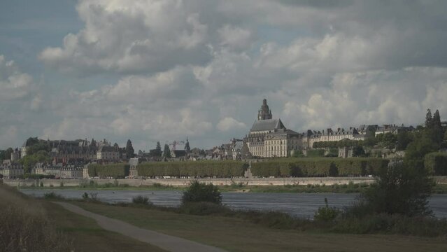 The Loire river at Blois, Loir et Cher Deparment in France