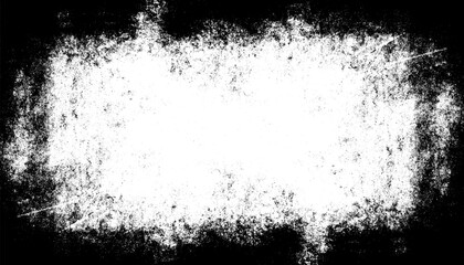 Scratched Frame. Grunge Urban Background Texture Vector. Dust Overlay. Distressed Grainy Grungy Framing Effect. Distressed Backdrop Vector Illustration. EPS 10.