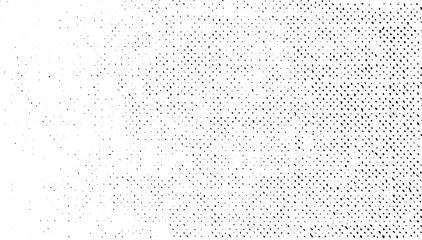 Monochrome texture composed of irregular graphic elements. Distressed uneven grunge background. Abstract vector illustration. Overlay for interesting effect and depth. Isolated on white background.