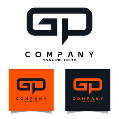 set logo design for company, business ,and brand identity