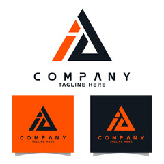 set logo design for company, business ,and brand identity
