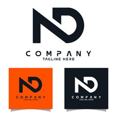 set logo design for company, business ,and brand identity