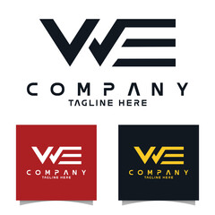 set logo design for company, business ,and brand identity