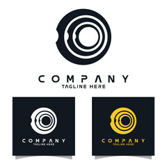 set logo design for company, business ,and brand identity