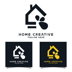 set logo design for company, business ,and brand identity
