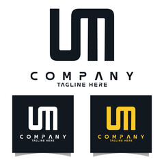 set logo design for company, business ,and brand identity